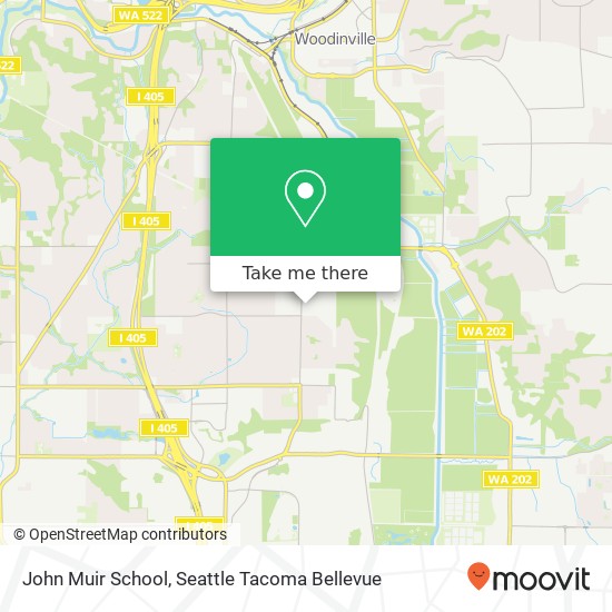 Mapa de John Muir School