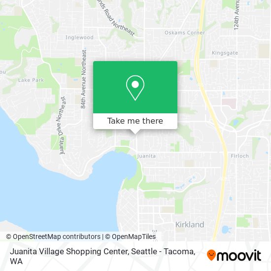 Mapa de Juanita Village Shopping Center