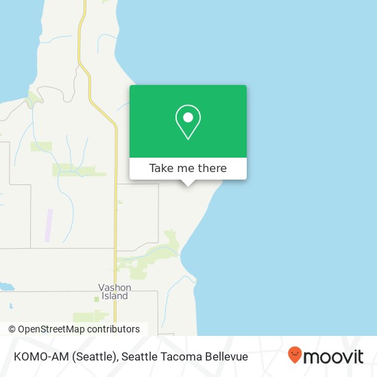 Mapa de KOMO-AM (Seattle)