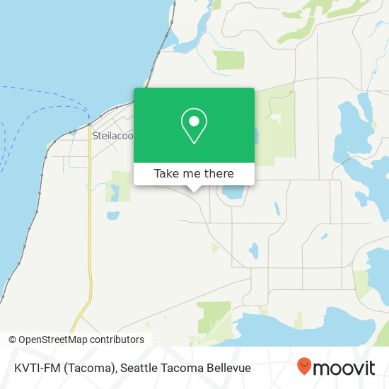 Mapa de KVTI-FM (Tacoma)