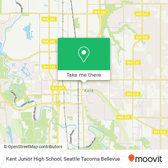 Kent Junior High School map