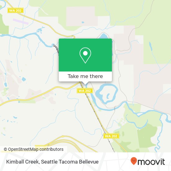 Mapa de Kimball Creek