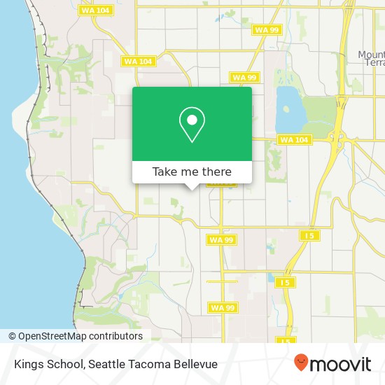 Kings School map