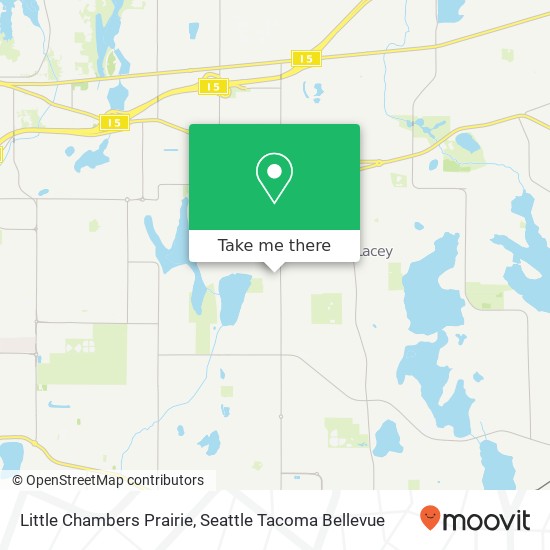 Little Chambers Prairie map