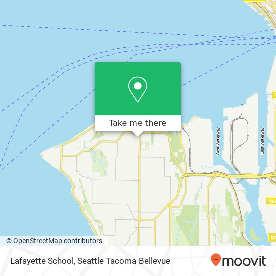 Lafayette School map