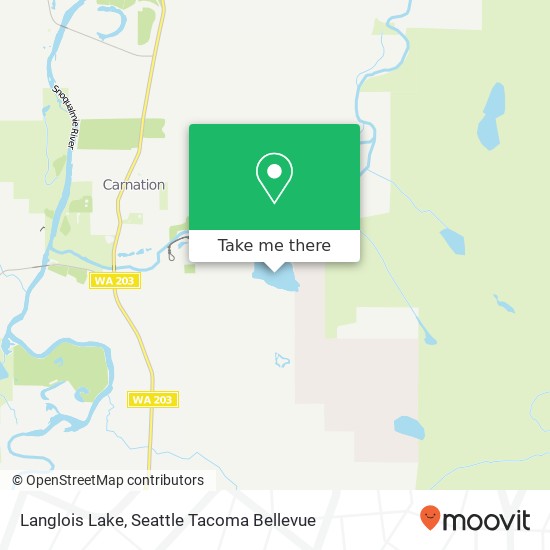 Mapa de Langlois Lake