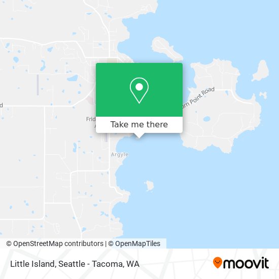 Mapa de Little Island