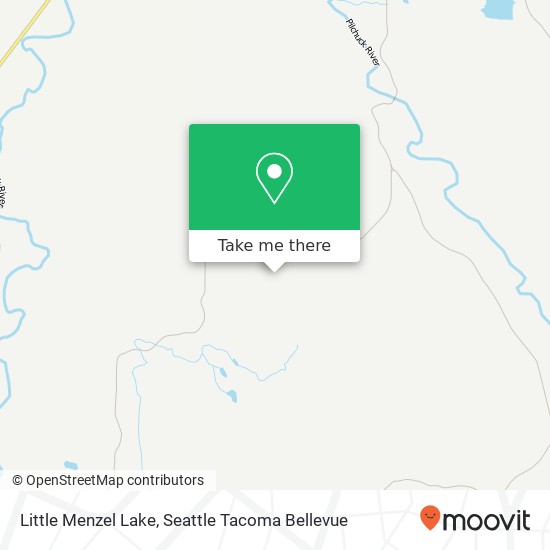 Mapa de Little Menzel Lake