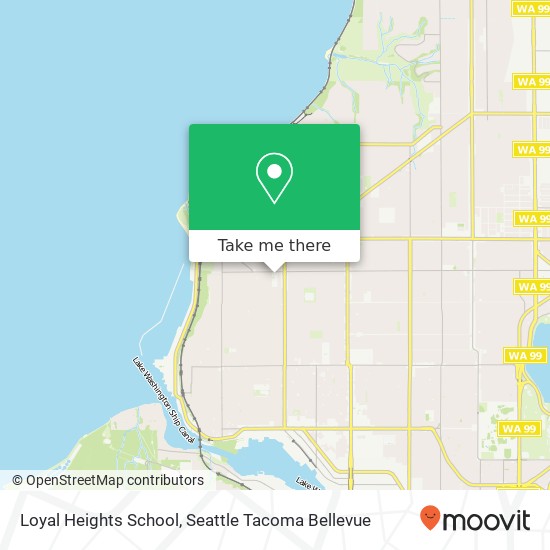 Mapa de Loyal Heights School