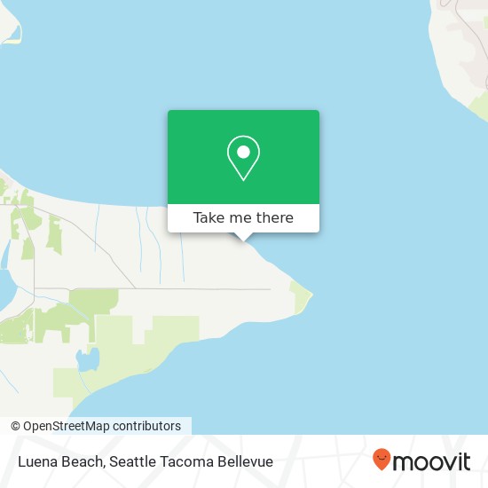 Luena Beach map