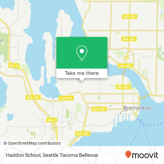 Mapa de Haddon School