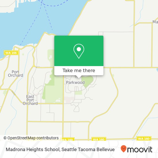 Mapa de Madrona Heights School