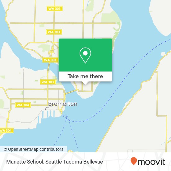 Manette School map