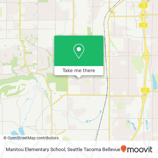 Manitou Elementary School map