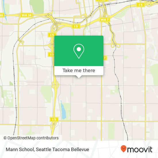 Mann School map