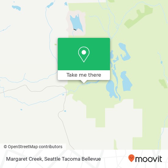 Margaret Creek map