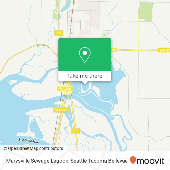 Marysville Sewage Lagoon map