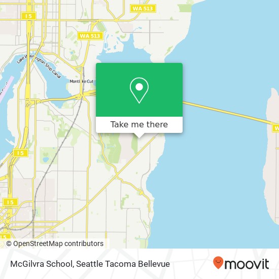Mapa de McGilvra School