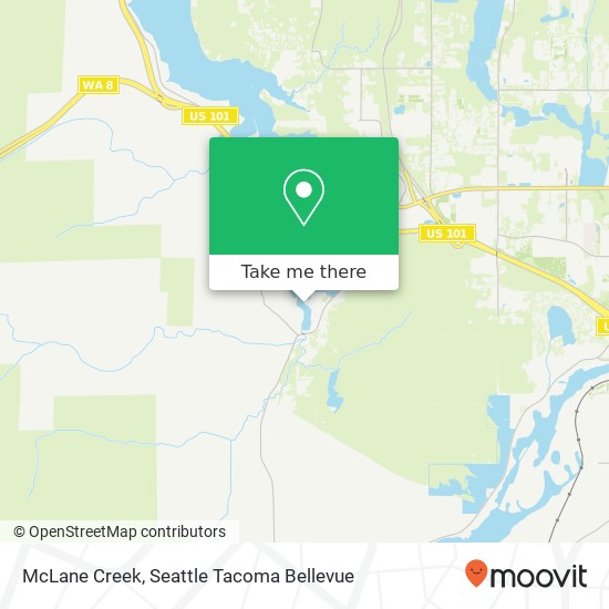 Mapa de McLane Creek