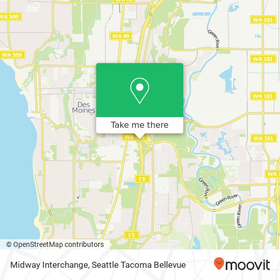 Mapa de Midway Interchange