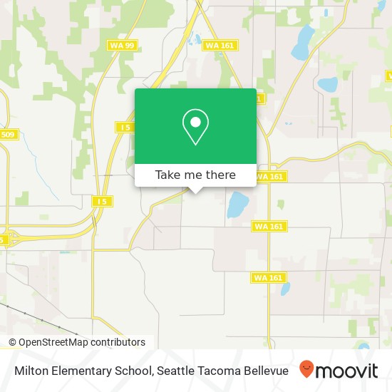 Milton Elementary School map