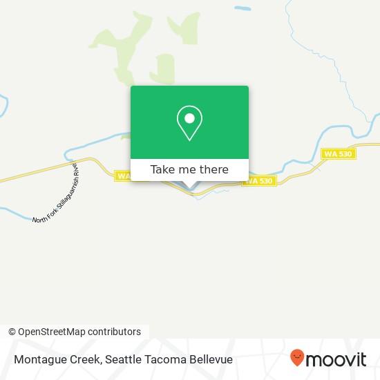 Montague Creek map