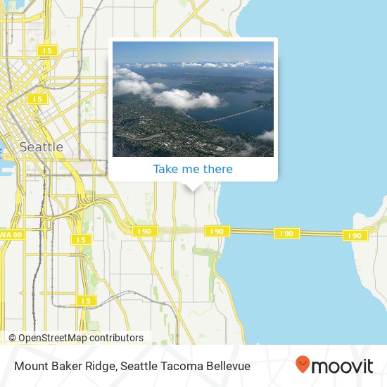 Mount Baker Ridge map