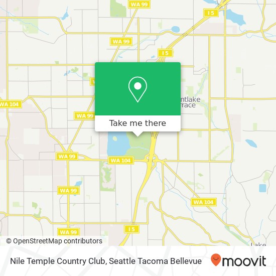 Nile Temple Country Club map