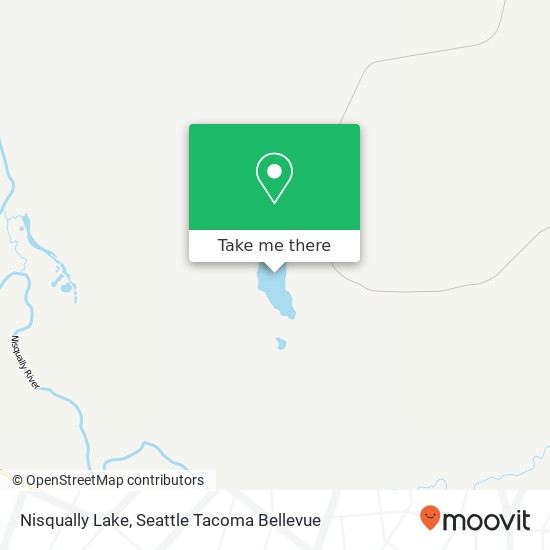 Nisqually Lake map