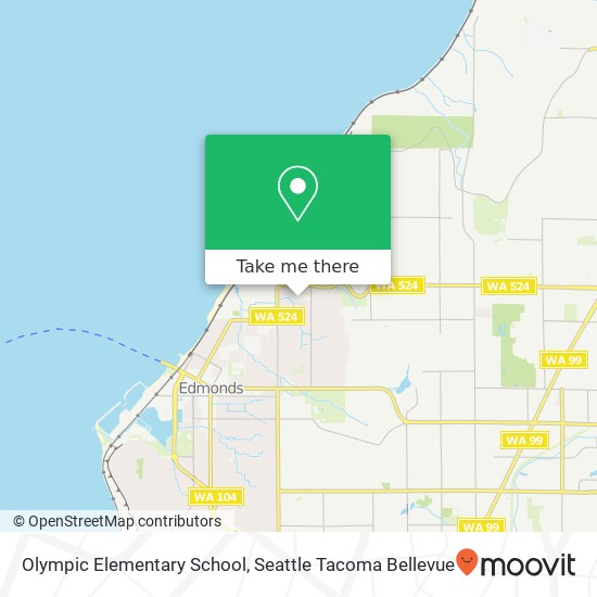 Olympic Elementary School map