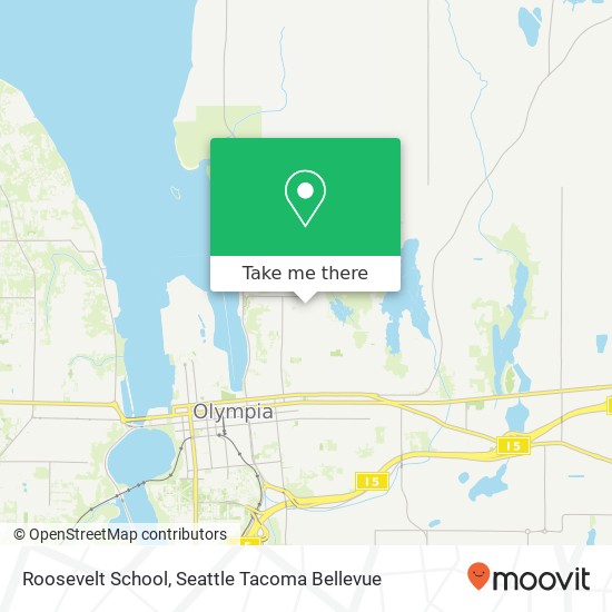 Mapa de Roosevelt School