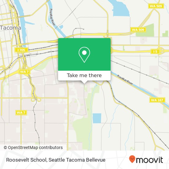 Roosevelt School map