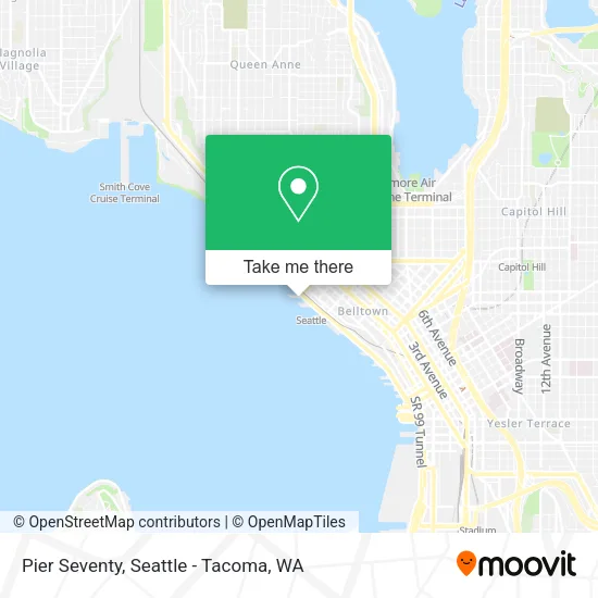 Mapa de Pier Seventy