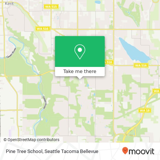 Pine Tree School map