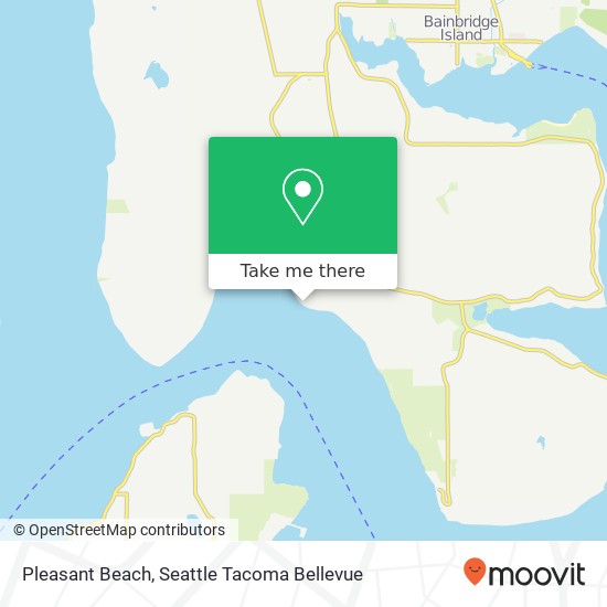 Pleasant Beach map