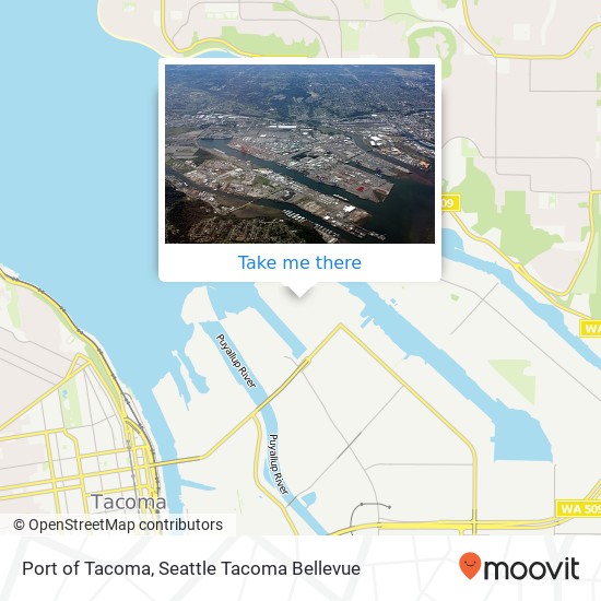 Port of Tacoma map