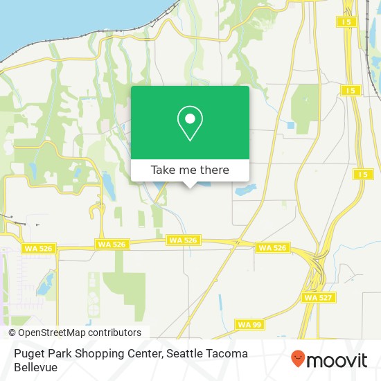 Puget Park Shopping Center map