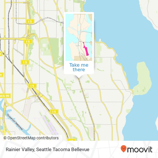 Mapa de Rainier Valley