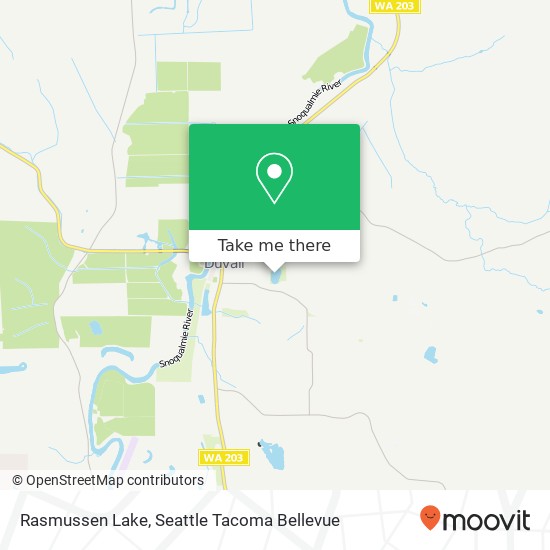 Rasmussen Lake map