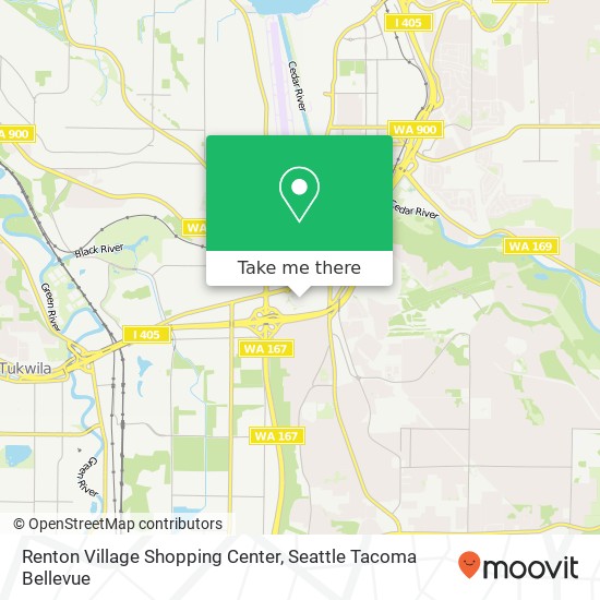 Renton Village Shopping Center map