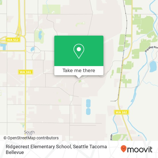 Mapa de Ridgecrest Elementary School