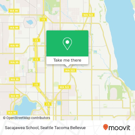 Sacajawea School map