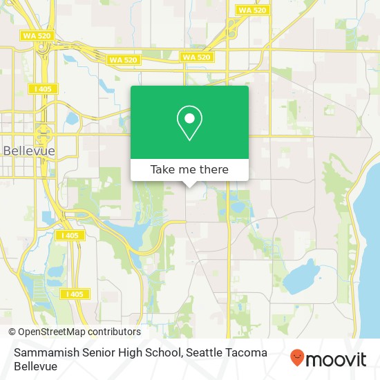 Mapa de Sammamish Senior High School