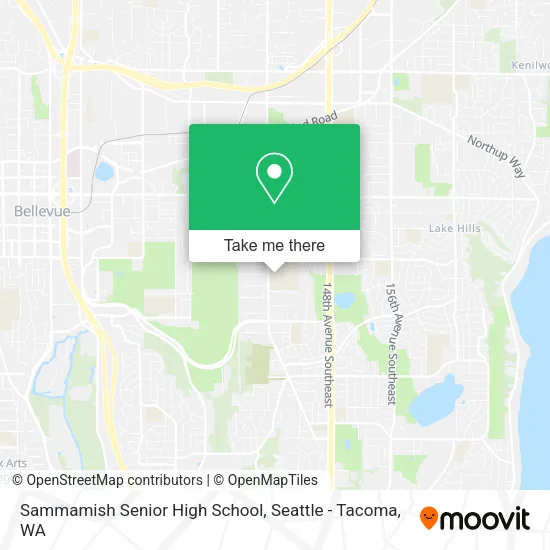Sammamish Senior High School map