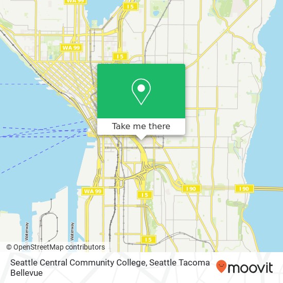 Seattle Central Community College map