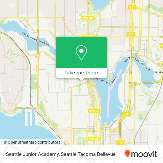 Seattle Junior Academy map