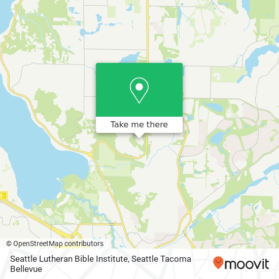 Mapa de Seattle Lutheran Bible Institute