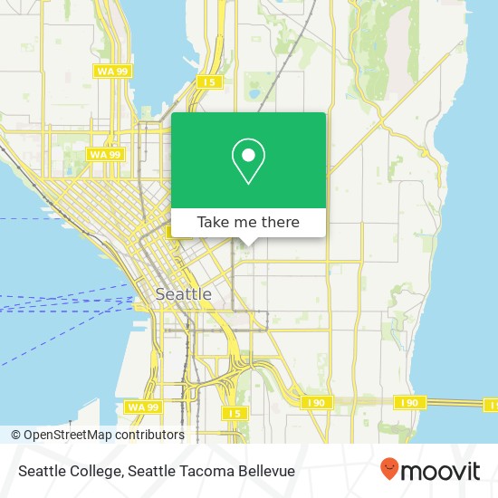 Mapa de Seattle College