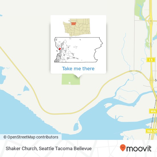 Mapa de Shaker Church