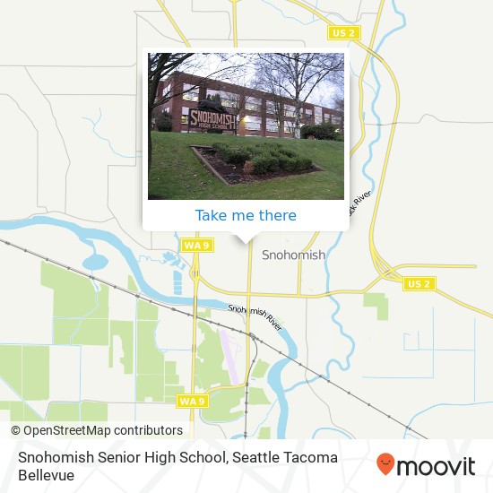 Snohomish Senior High School map